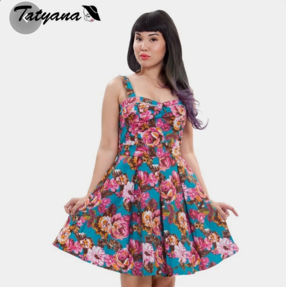 Beach Bash Dress - Bettie Page - Tatyana  *XS* - Picture 2 of 5